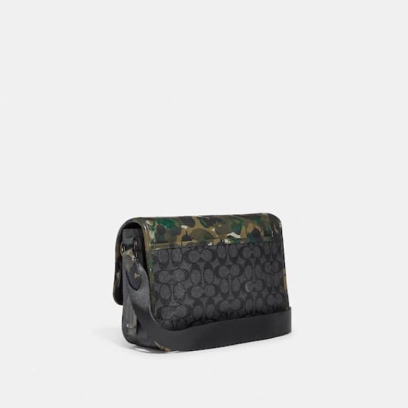 Coach League Messenger Bag In Signature Canvas With Camo Print - Picture 3 of 4